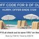 15% off Nine Select Hotels | Hotels.com | Promo code HURRAY15